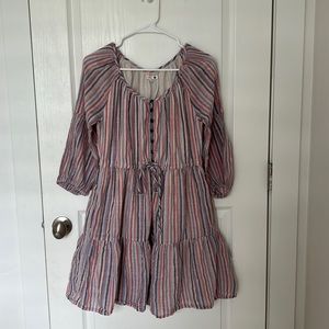 Sundry Striped Knee-Length Dress